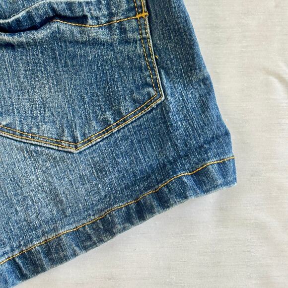 Vintage Y2K Deb Denim Jean Short Shorts Low Rise Size Size 11 Cotton Blend - Picture 12 of 14